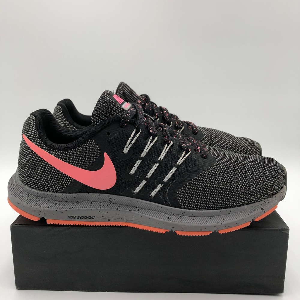 Nike Women's Black and Pink Running Shoes - Picture 6 of 10
